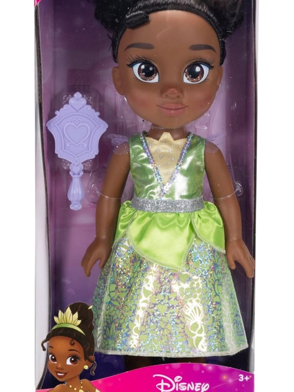Disney Princess Tiana Fashion Doll, 14” Tall With Royal Reflection